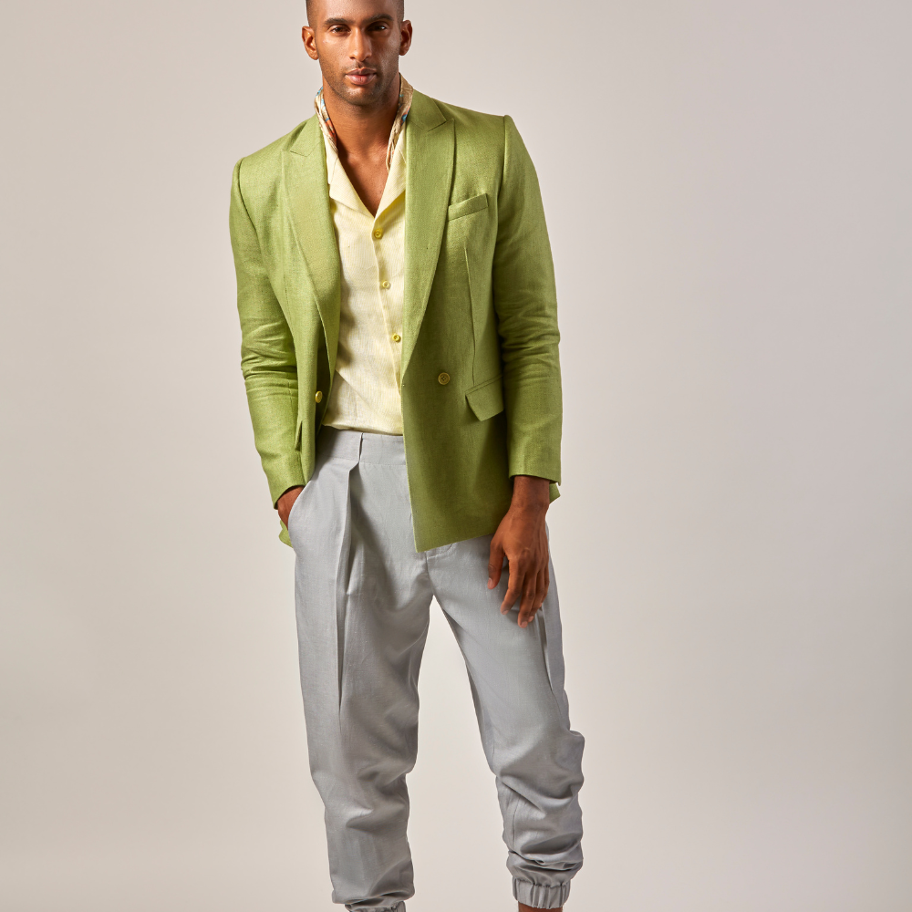 DOUBLE BREASTED BLAZER