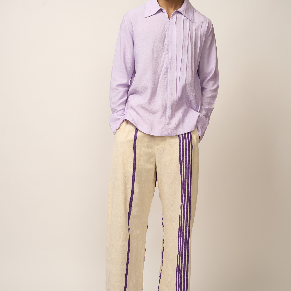 PLEATED SHIRT