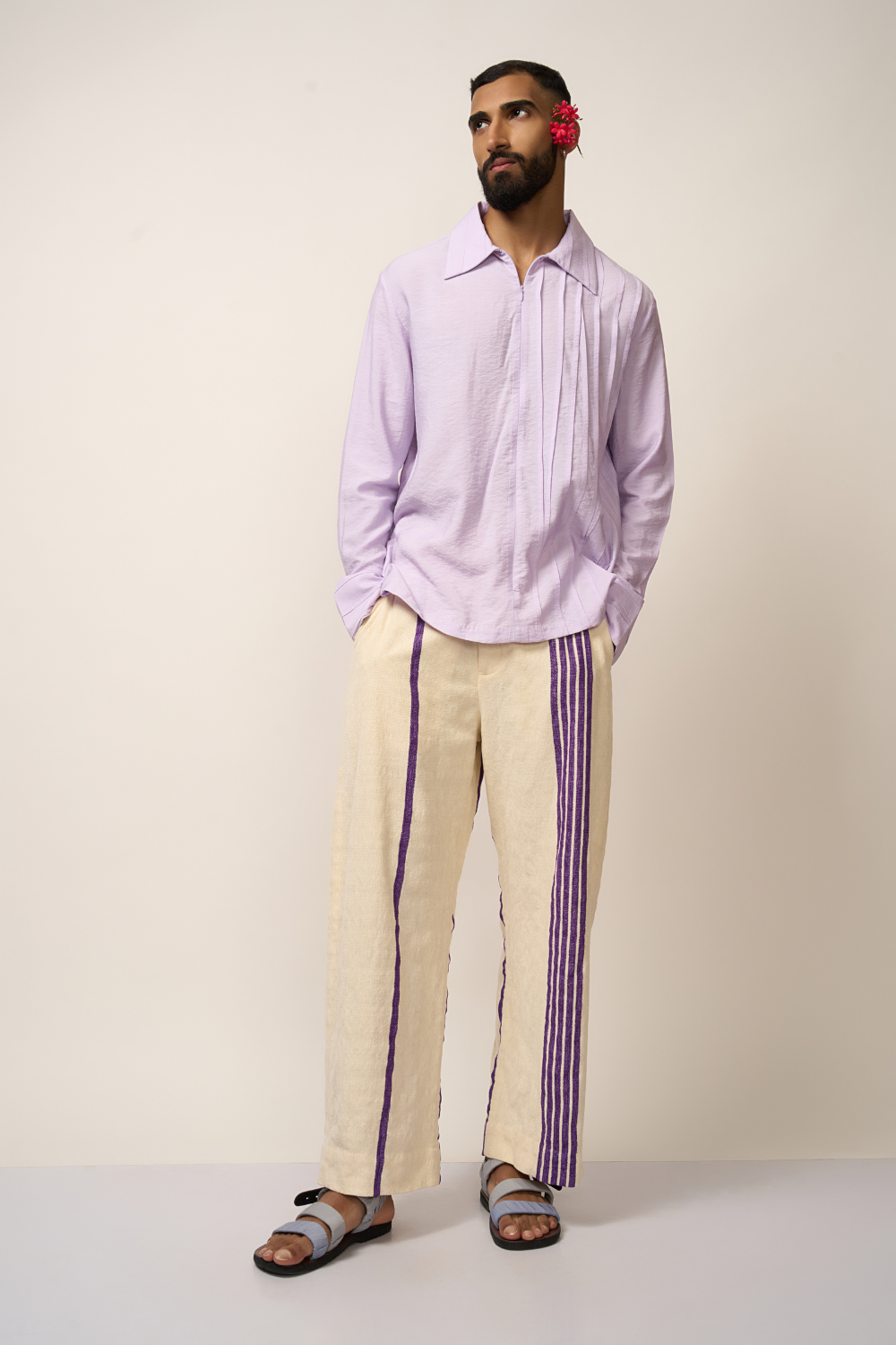 PLEATED SHIRT