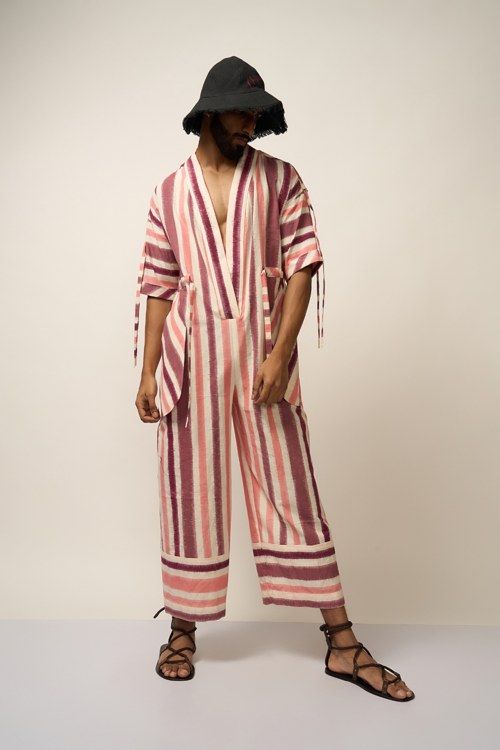 DOUBLE IKAT JUMPSUIT