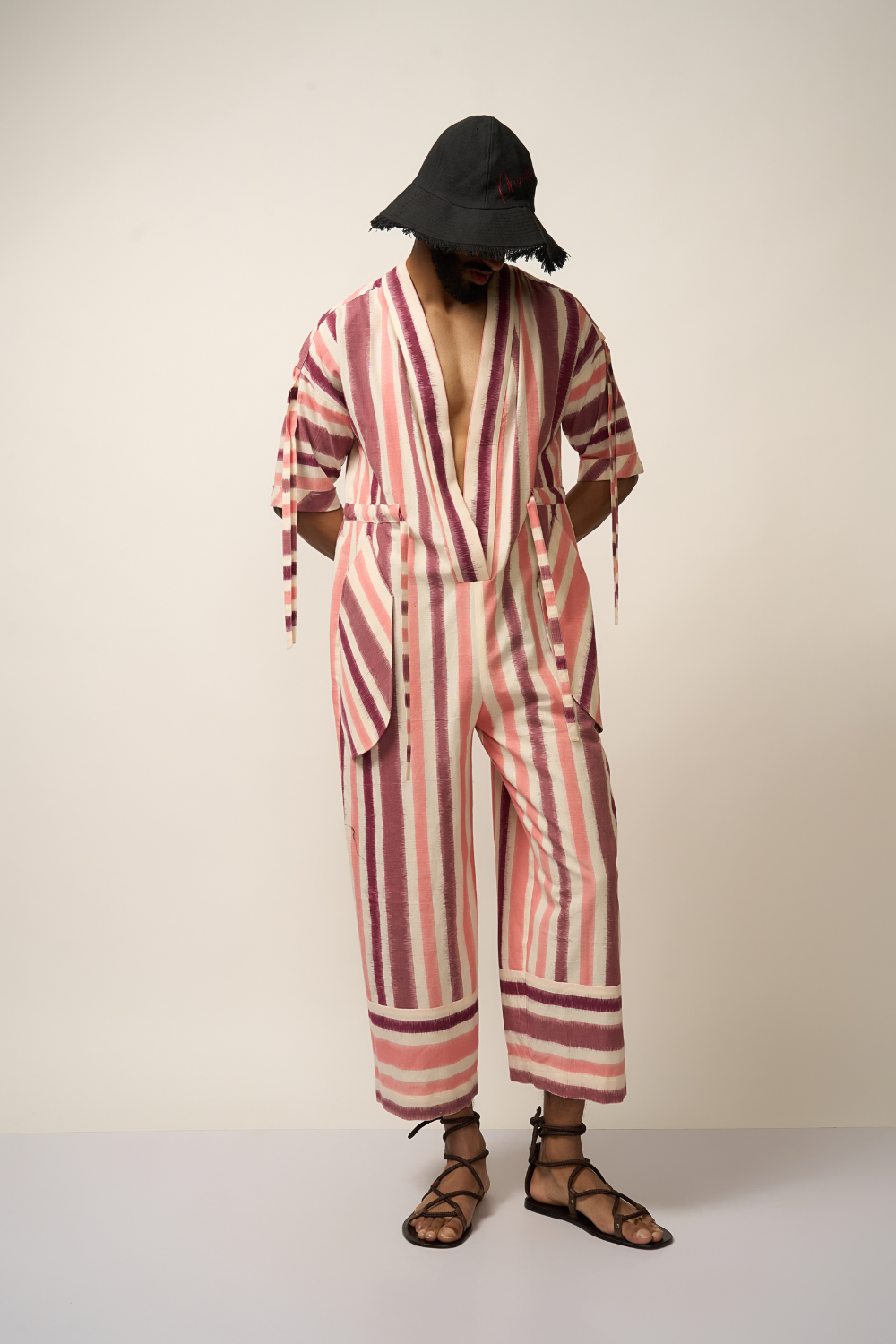 DOUBLE IKAT JUMPSUIT