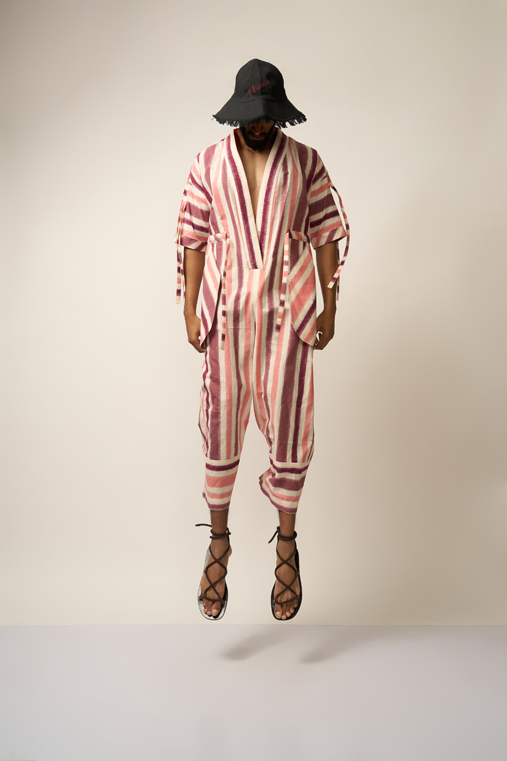 DOUBLE IKAT JUMPSUIT