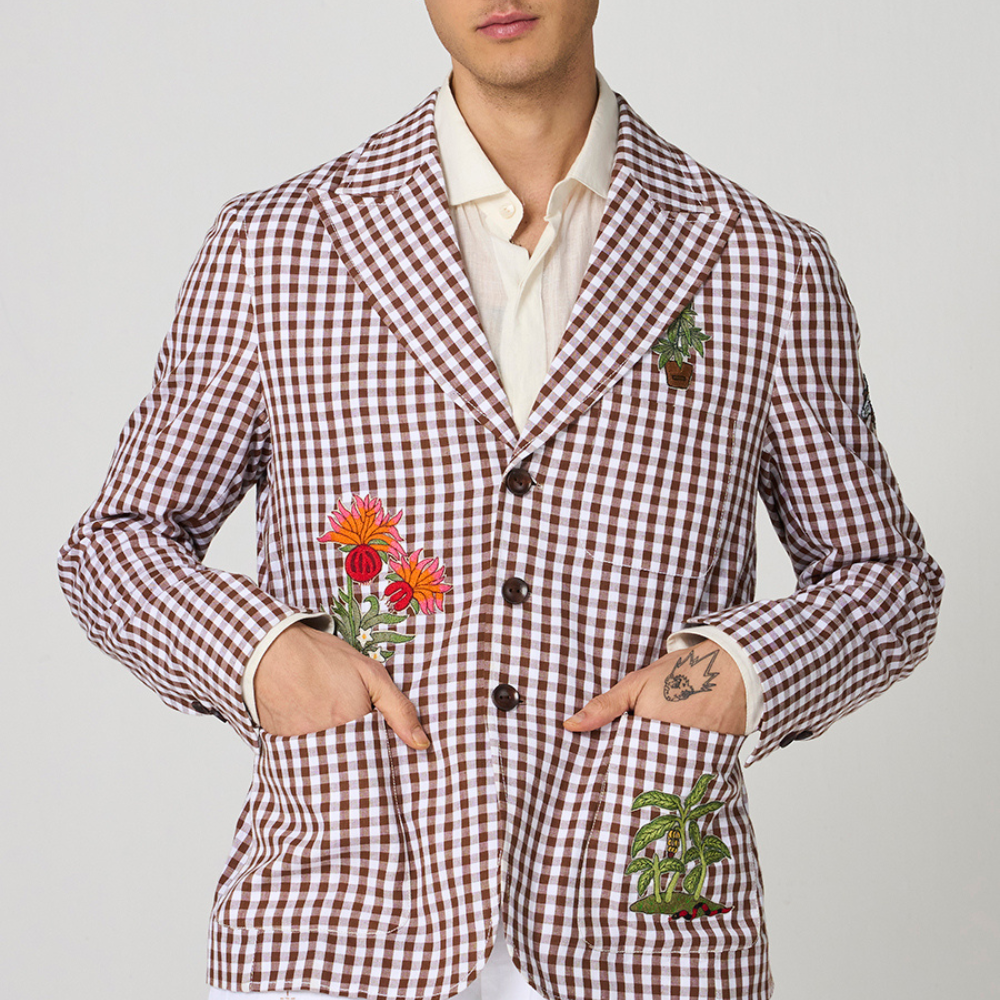GARDEN CHECKS JACKET