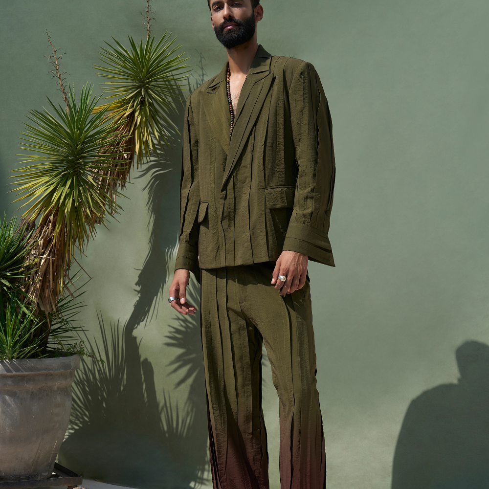 PLEATED MANGROVE SUIT