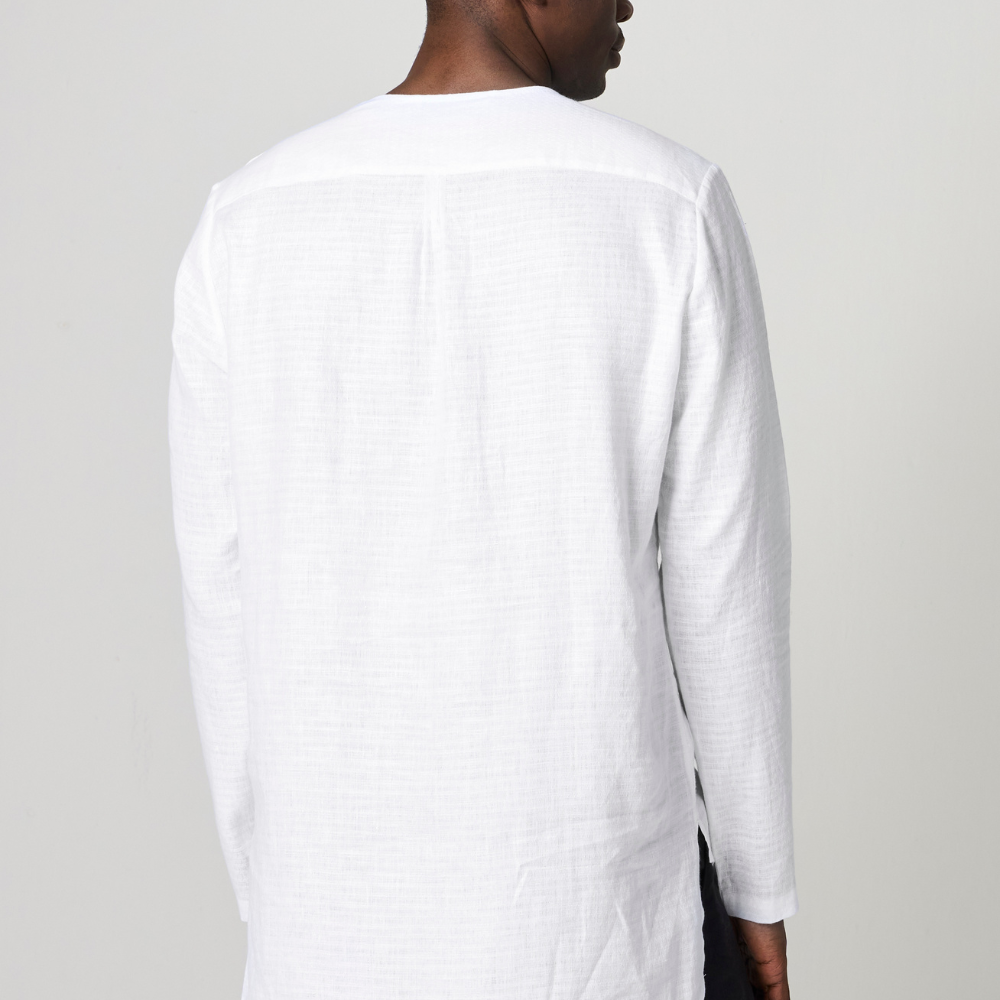 CREW KURTA - WHITE