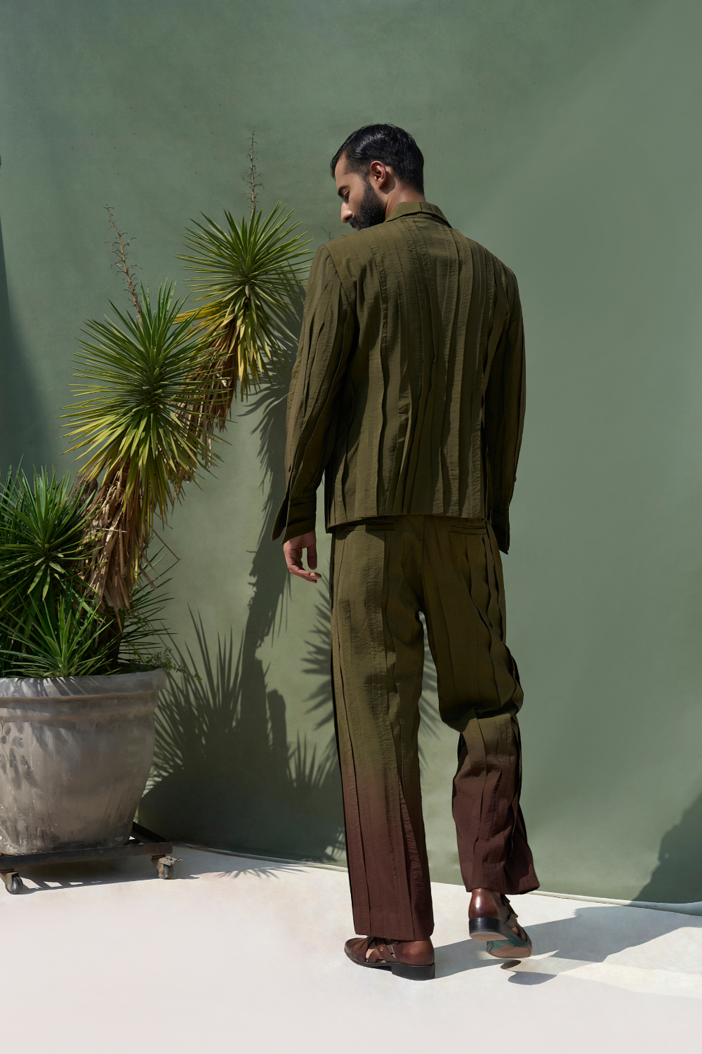 PLEATED MANGROVE SUIT