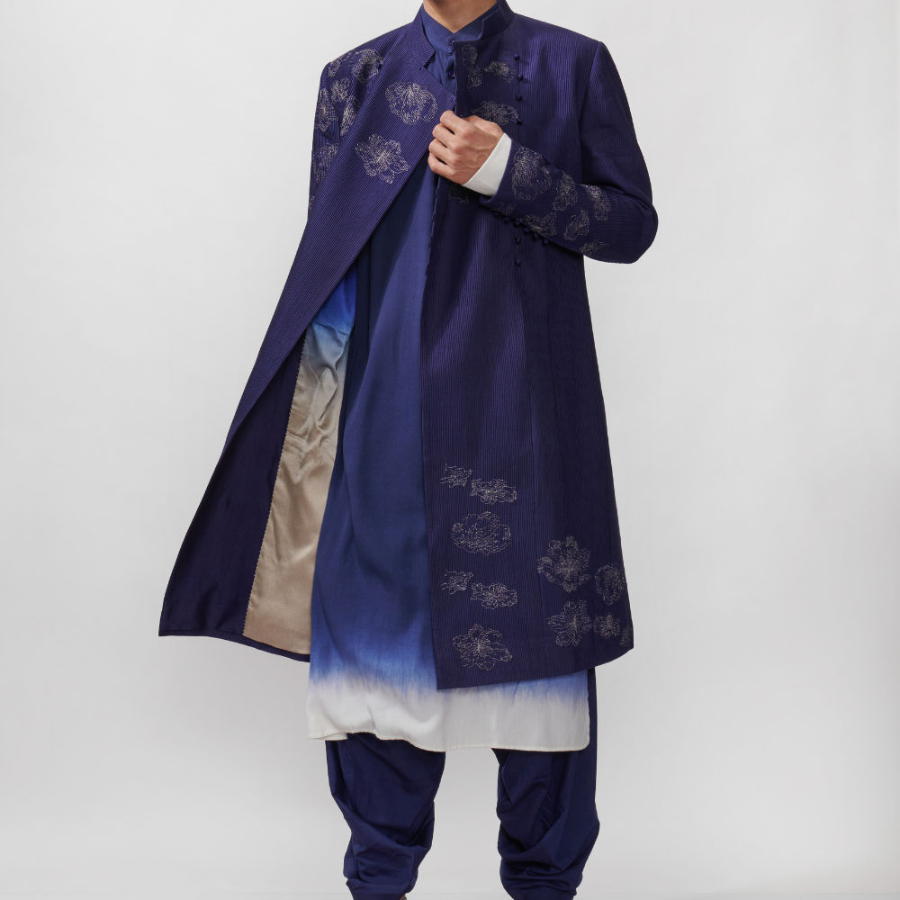 NOOR PIN TUCKED ACHKAN