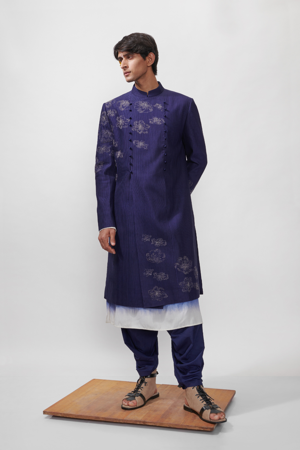 NOOR PIN TUCKED ACHKAN