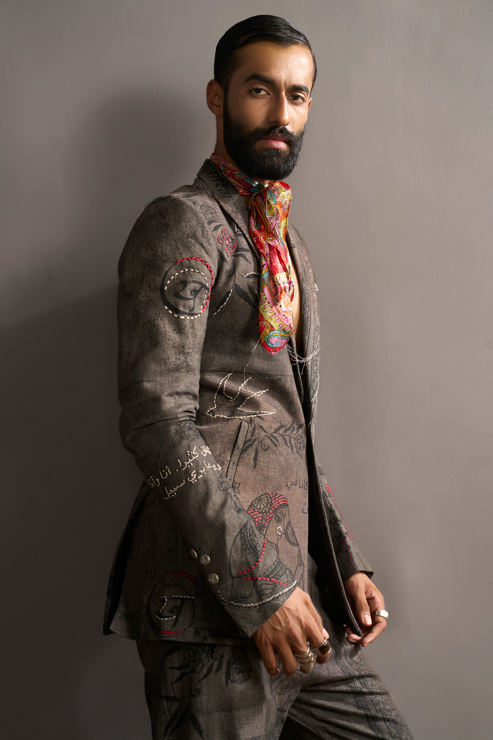 GULBASH PRINTED SUIT