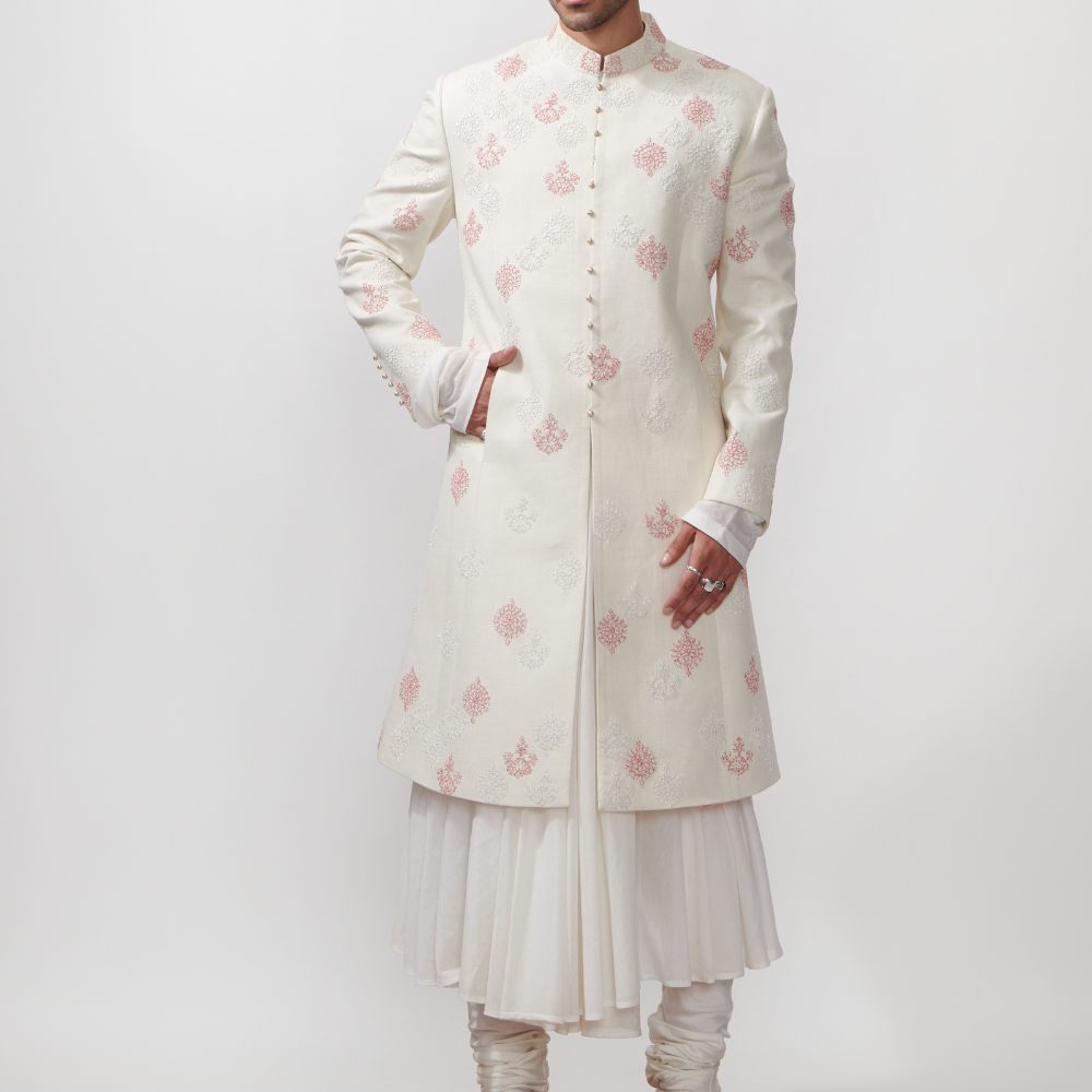 PARIZAAD - FLARED ACHKAN SET