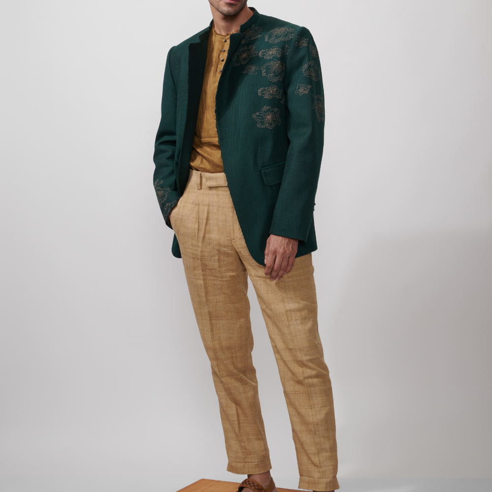 NOOR - MIDNIGHT FLORA BANDHGALA