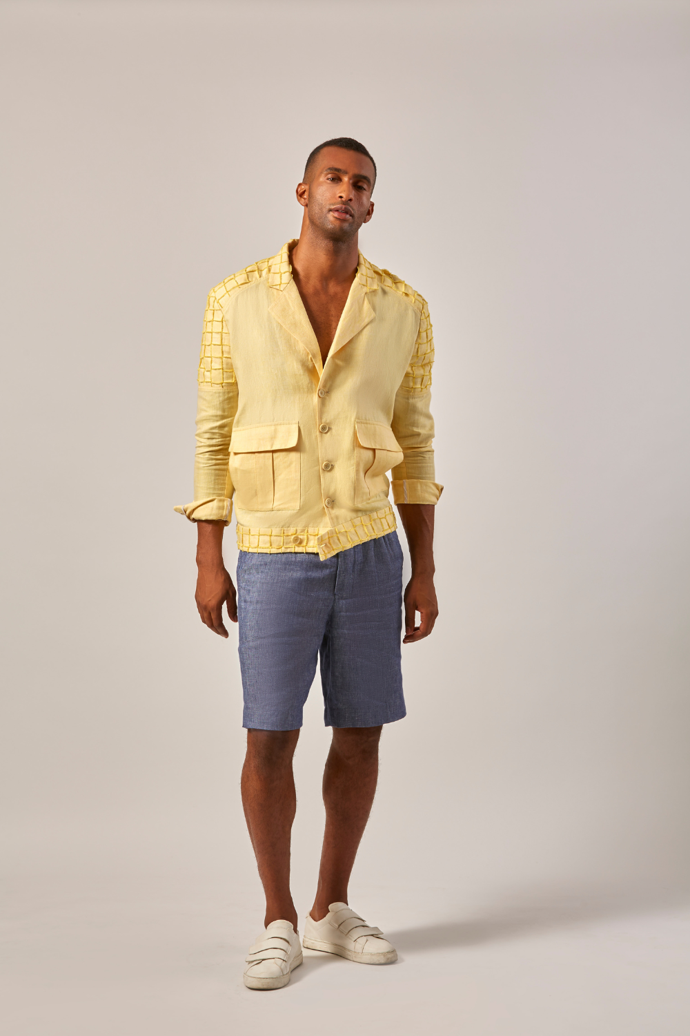 BASKET WEAVE SHACKET