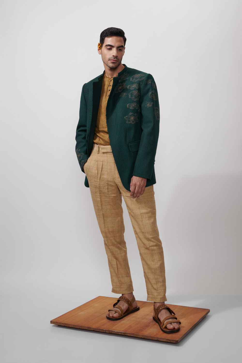 NOOR - MIDNIGHT FLORA BANDHGALA