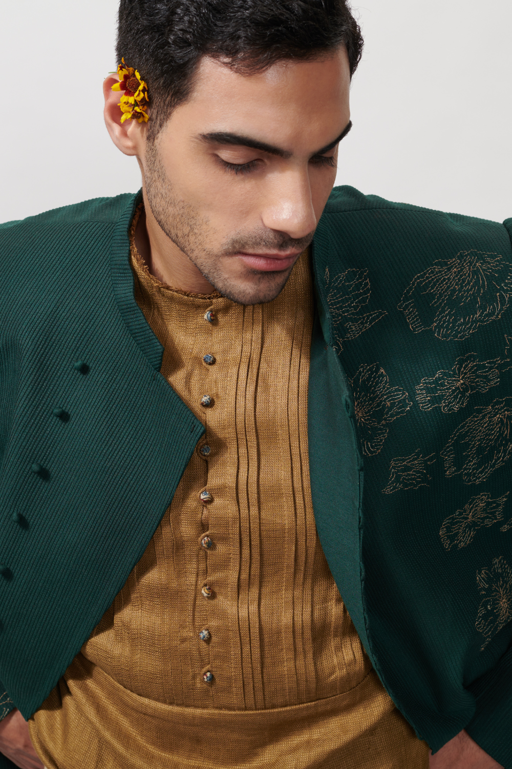 NOOR - MIDNIGHT FLORA BANDHGALA