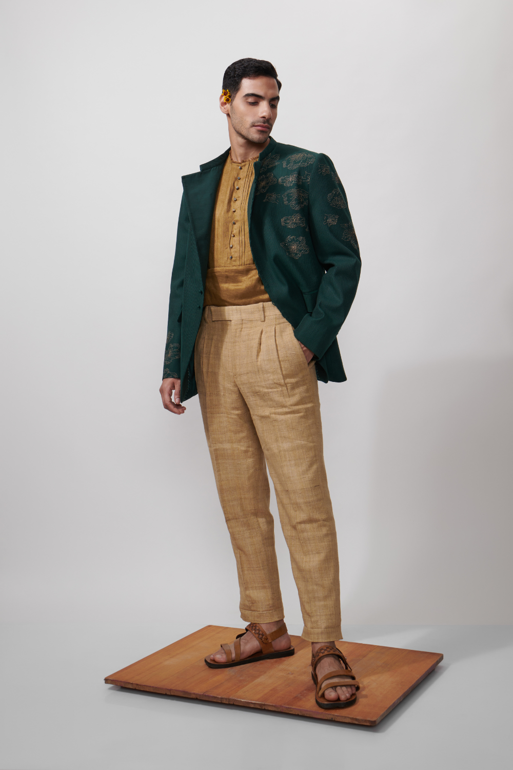 NOOR - MIDNIGHT FLORA BANDHGALA